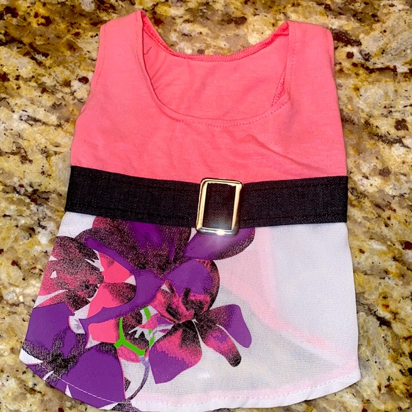 🌺 Flower Dog Tank Dress 🌸 - Picture 1 of 3